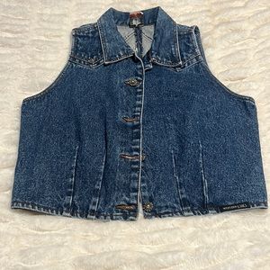 Ladies Denim Vest
